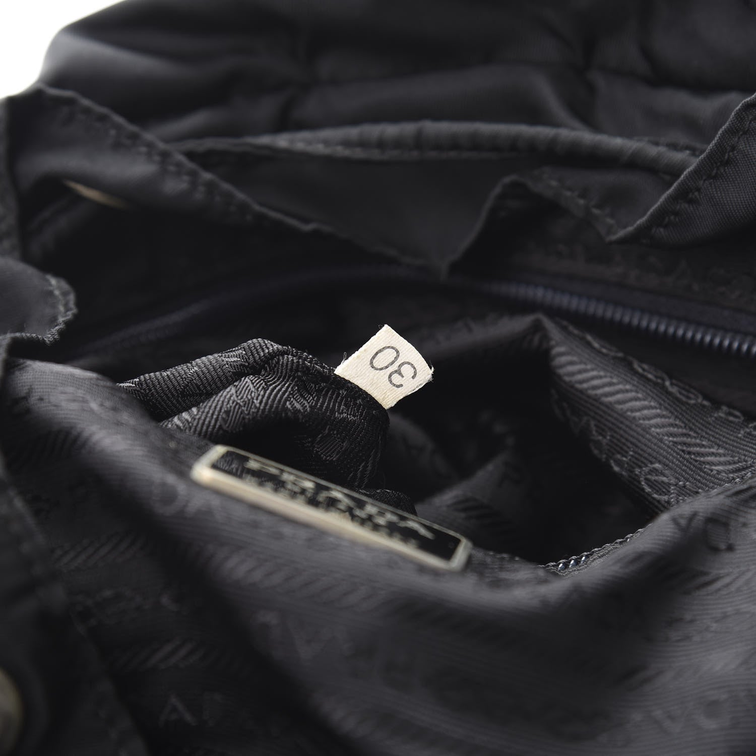 Prada Nylon Vela Medium Backpack Black 6 of 11