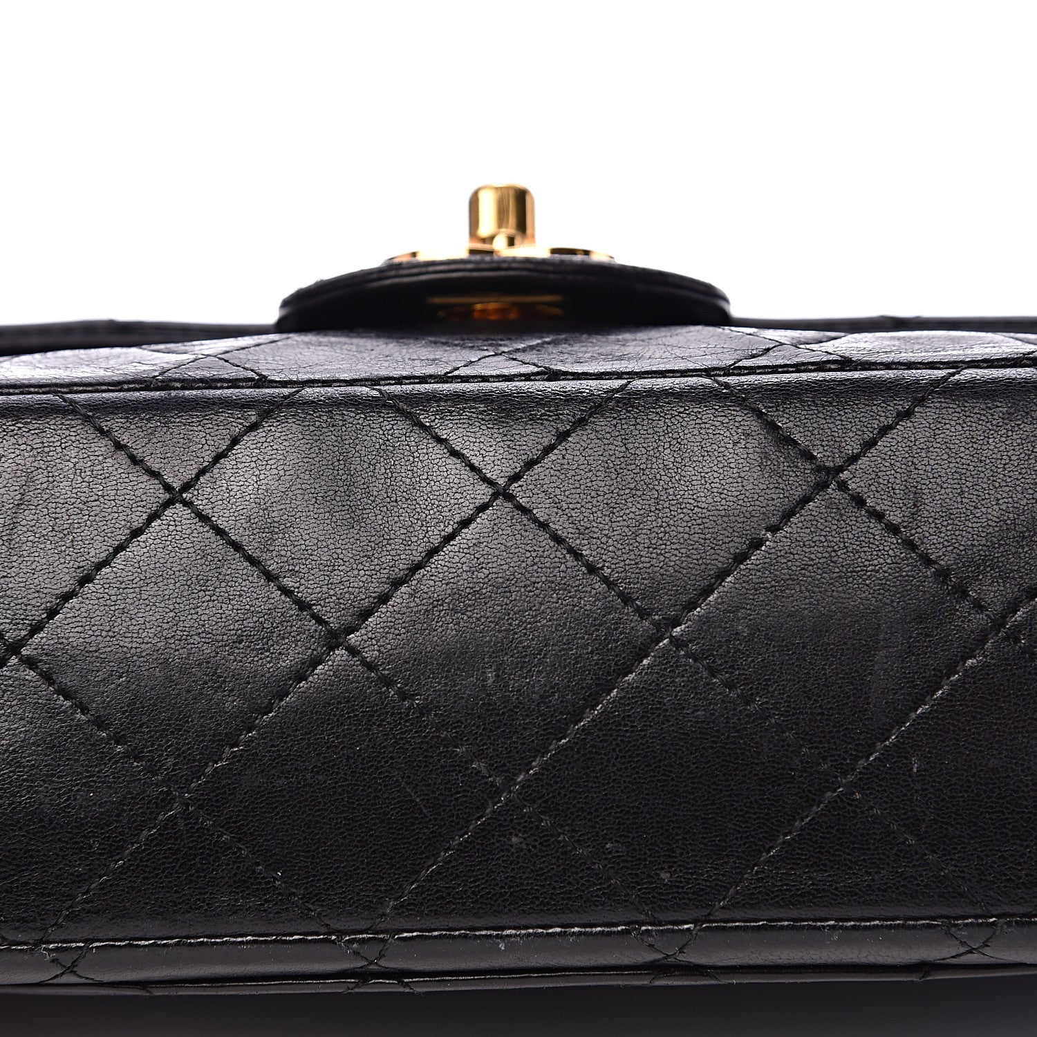 Chanel Lambskin Quilted Small Double Flap Black 13 of 24