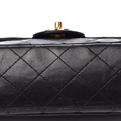 Chanel Lambskin Quilted Small Double Flap Black 13 of 24