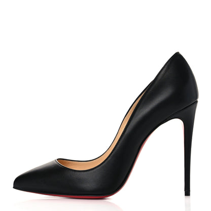 Christian Louboutin Shiny Nappa Pigalle Follies 100 Pumps 38 Black 1 of 7