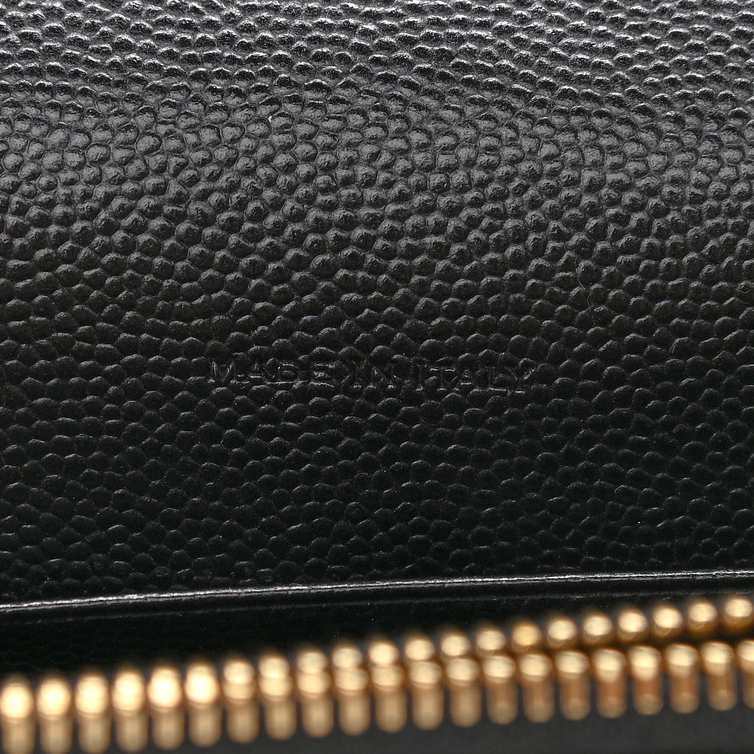 Saint Laurent Grain De Poudre Matelasse Chevron Monogram Envelope Chain Wallet Black 7 of 12