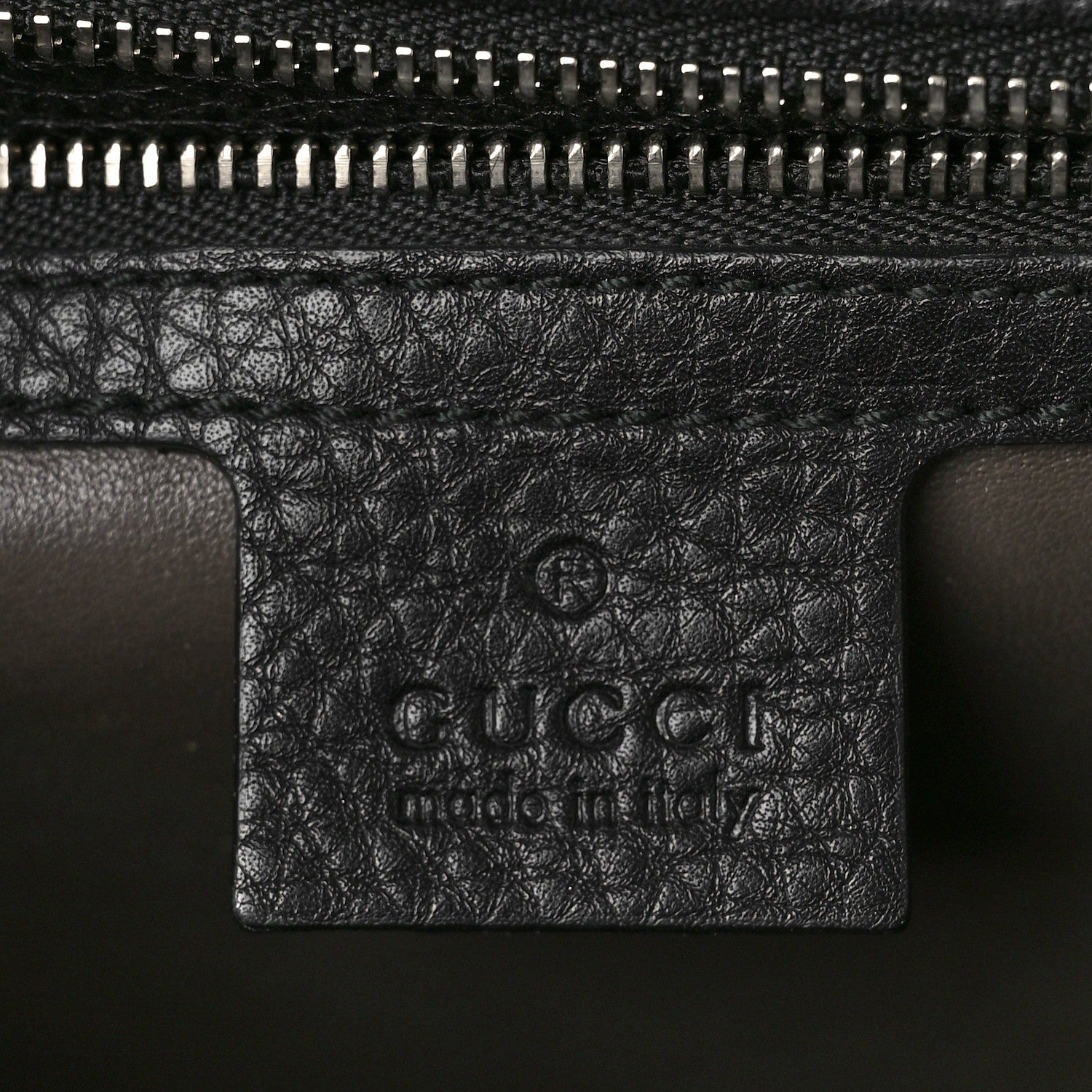 Gucci Calfskin Studded Medium Miss Bamboo Shoulder Bag Black 6 of 14