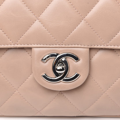 Chanel Glazed Calfskin Quilted Small CC Delivery Tote Light Pink 11 of 12