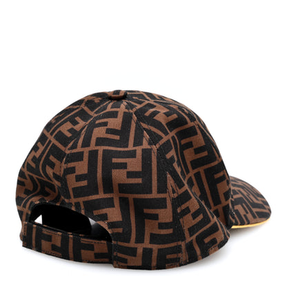 Fendi Canvas FF Reloaded Baseball Hat Tobacco Yellow 4 of 8