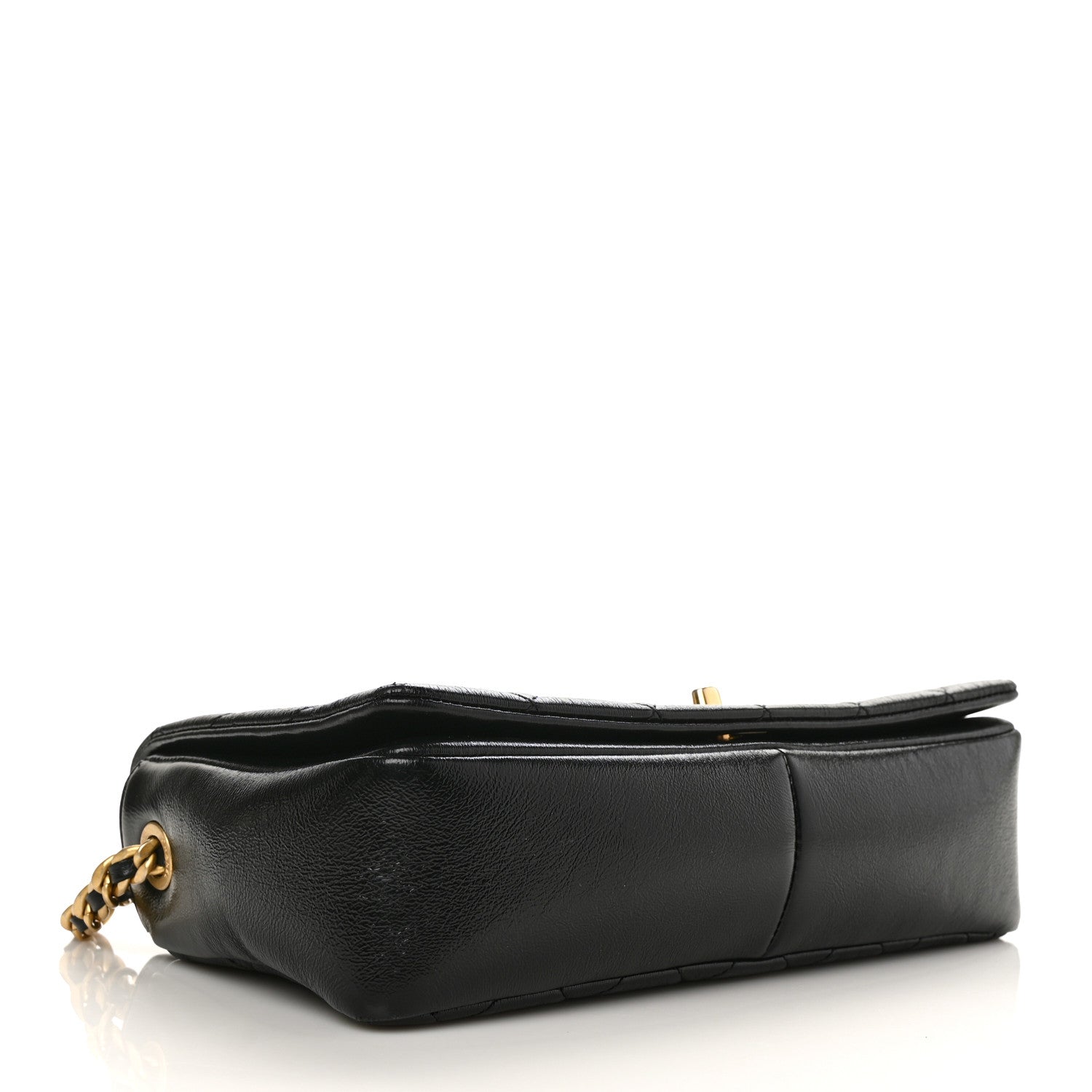 Chanel Shiny Lambskin Quilted Medium Fashion Therapy Flap Bag Black 4 of 9