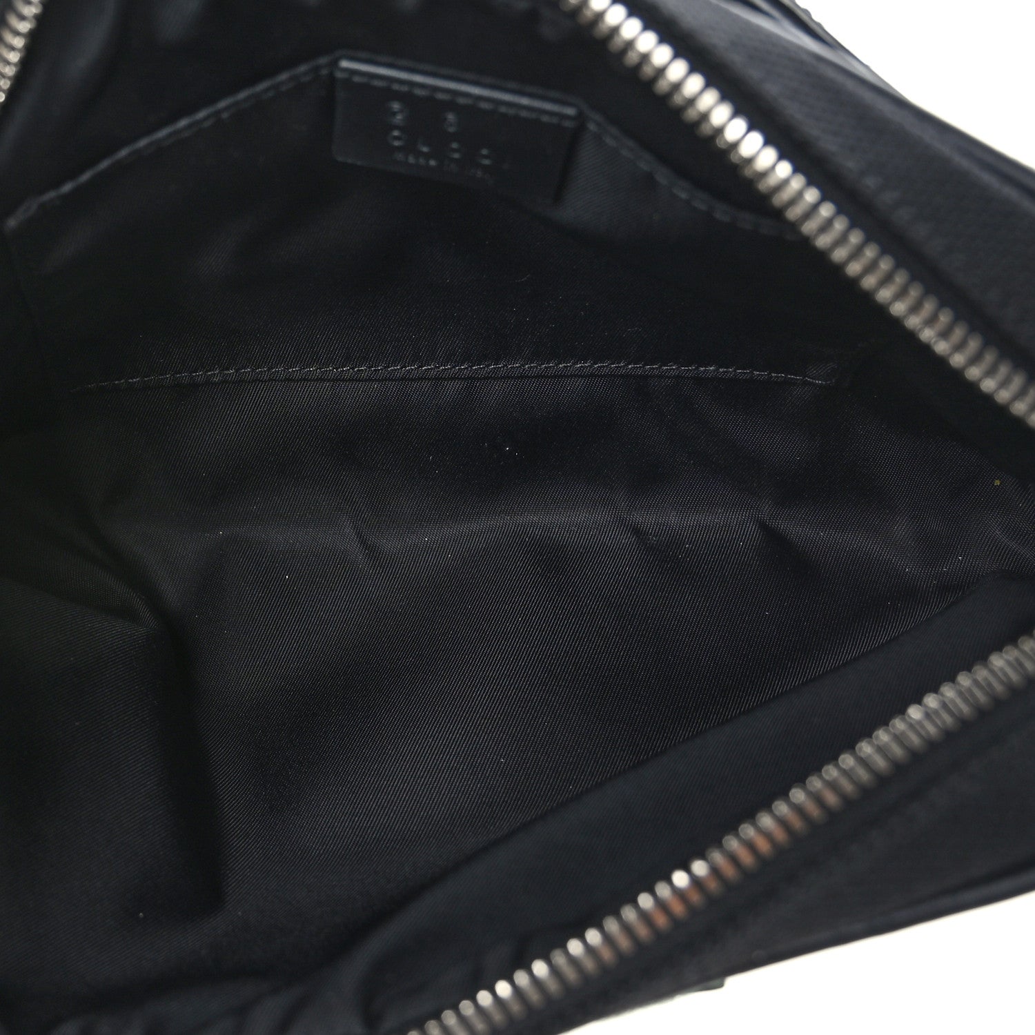 Gucci Canvas Web Slim Belt Bag Black 6 of 9