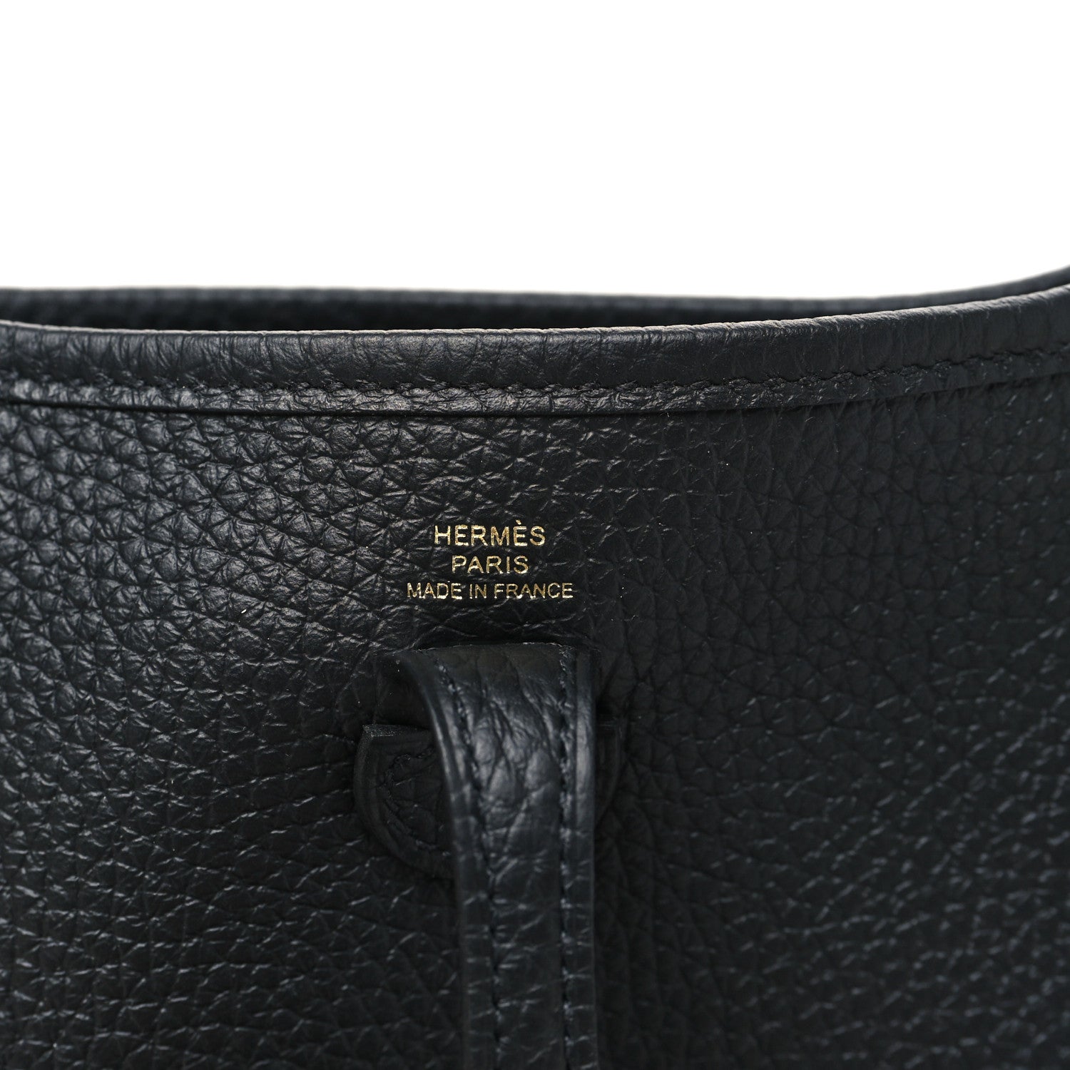 Hermes Taurillon Clemence Evelyne TPM Black 6 of 11