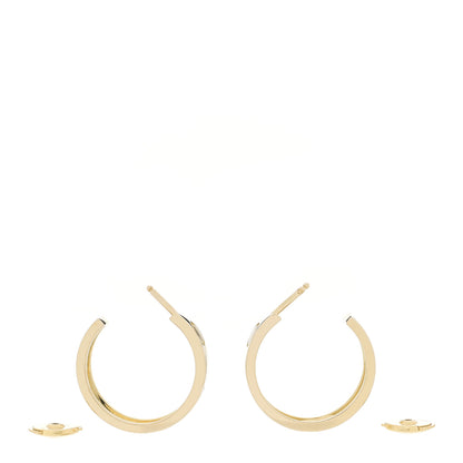 Cartier 18K Yellow Gold 5.5mm LOVE Hoop Earrings 3 of 5