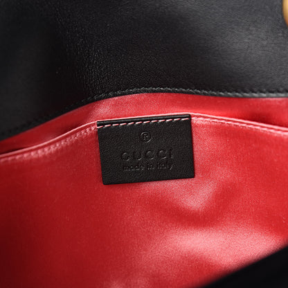 Gucci Velvet Matelasse Mini GG Marmont Shoulder Bag Black 6 of 11