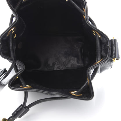 Chanel Caviar Quilted Drawstring Shoulder Bag Black 6 of 16