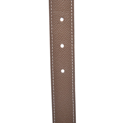 Hermes Box Epsom 32mm Collier De Chien CDC Belt 85 Black Etoupe 5 of 7