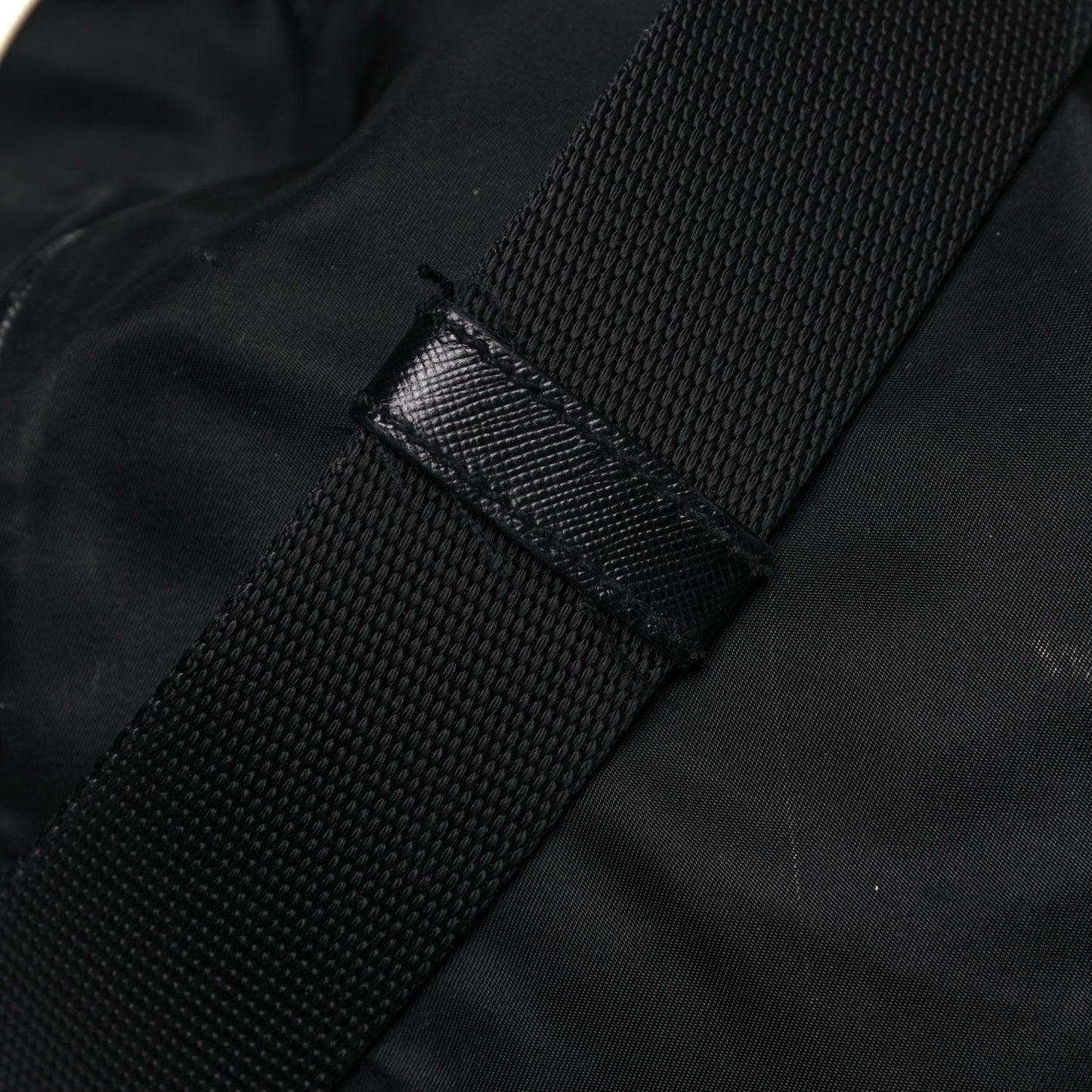 Tessuto Nylon Saffiano Duffle Black