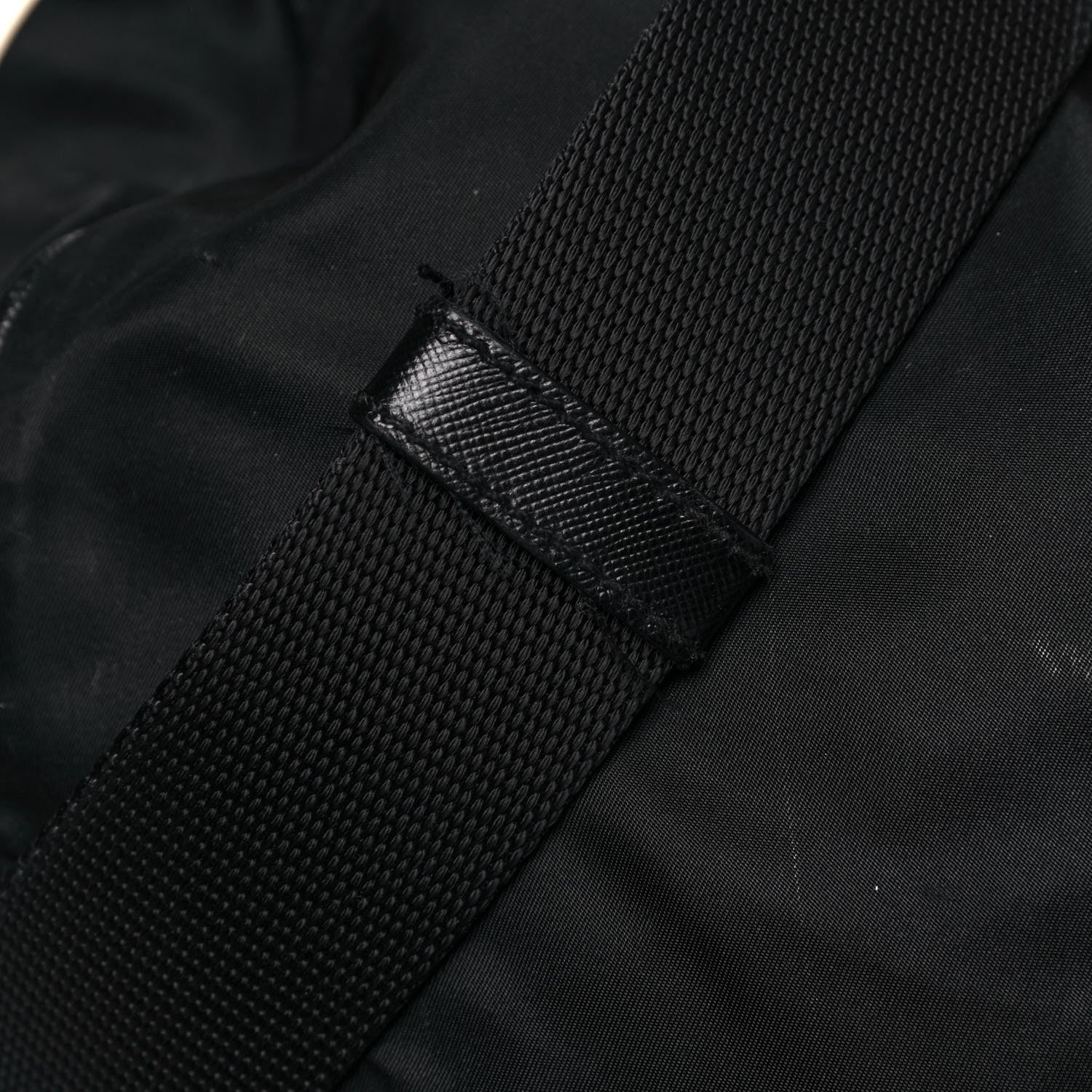 Prada Tessuto Nylon Saffiano Duffle Black 16 of 26
