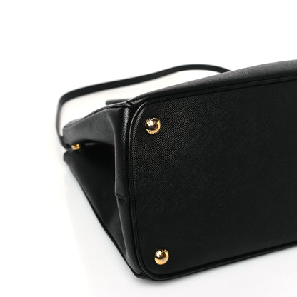 Prada Saffiano Medium Galleria Double Zip Tote Black 7 of 8