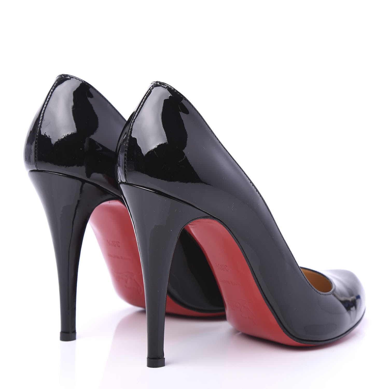Christian Louboutin Patent Decollete 868 100 Pumps 38.5 Black 4 of 8