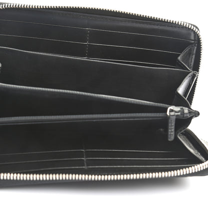 Gucci Guccissima Web Zip Around Wallet Black 5 of 8