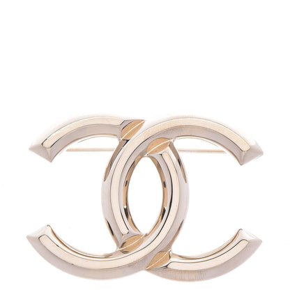 Chanel Metal CC Brooch Gold 1 of 5