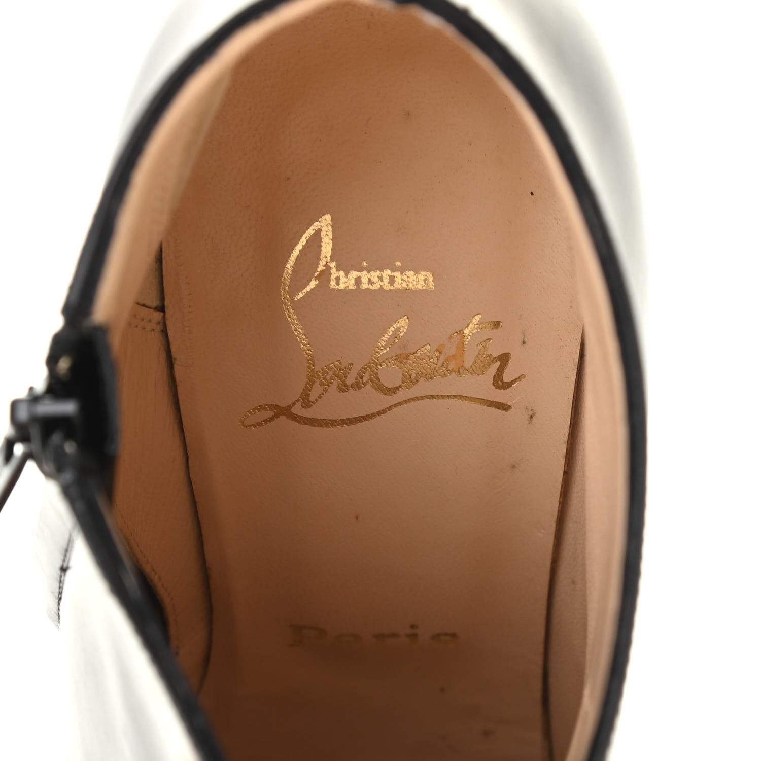Christian Louboutin Calfskin Belle 85 Ankle Boots 38 Black 7 of 9
