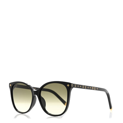 Louis Vuitton Acetate My Monogram Light Cat Eye Sunglasses Z1657E Black 1 of 7