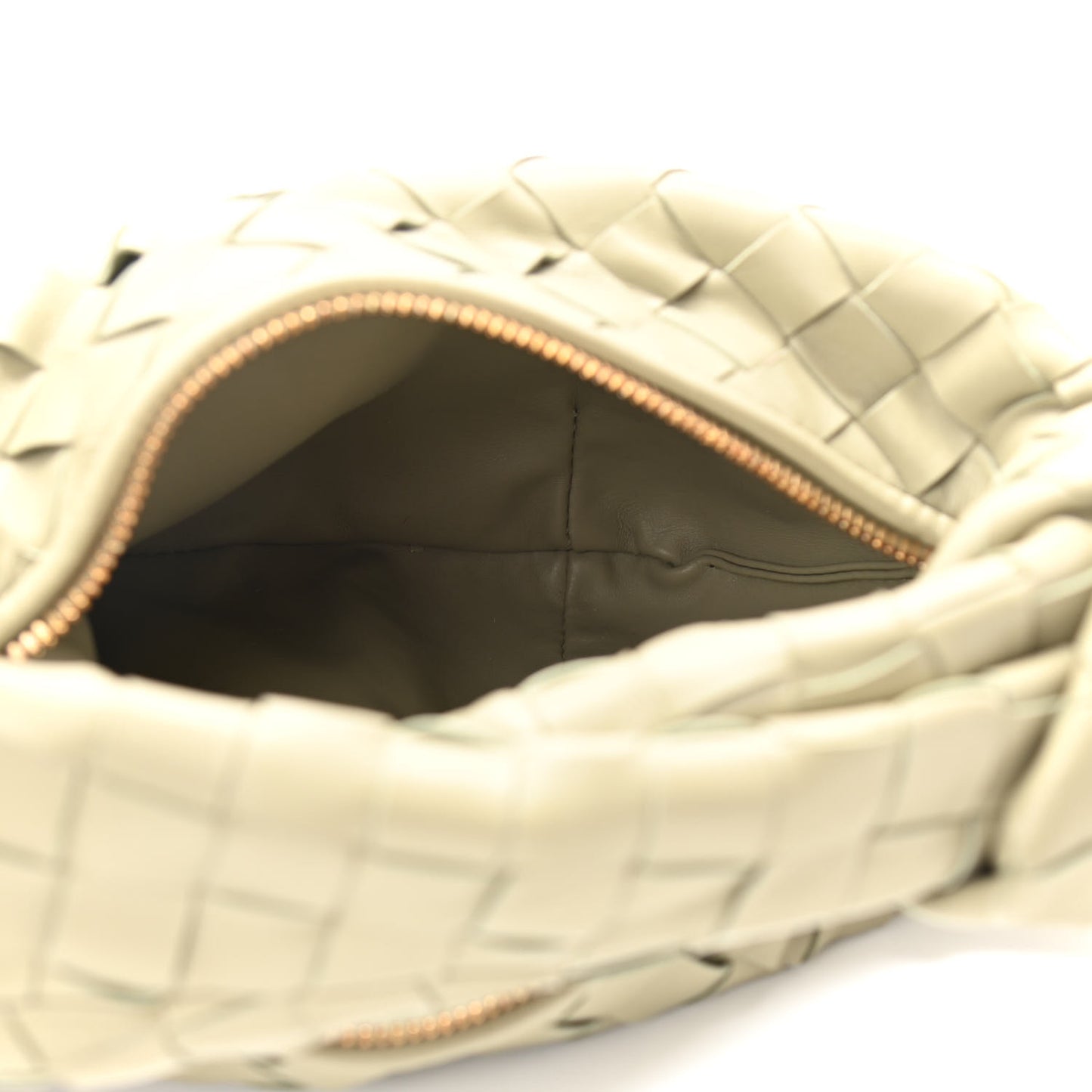Nappa Intrecciato Mini Jodie Travertine