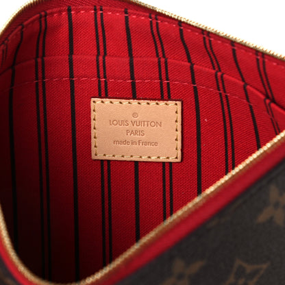 Louis Vuitton Monogram Neverfull MM GM Pochette Cherry 5 of 9