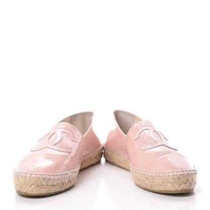 Chanel Patent CC Espadrilles 39 Pink 5 of 13