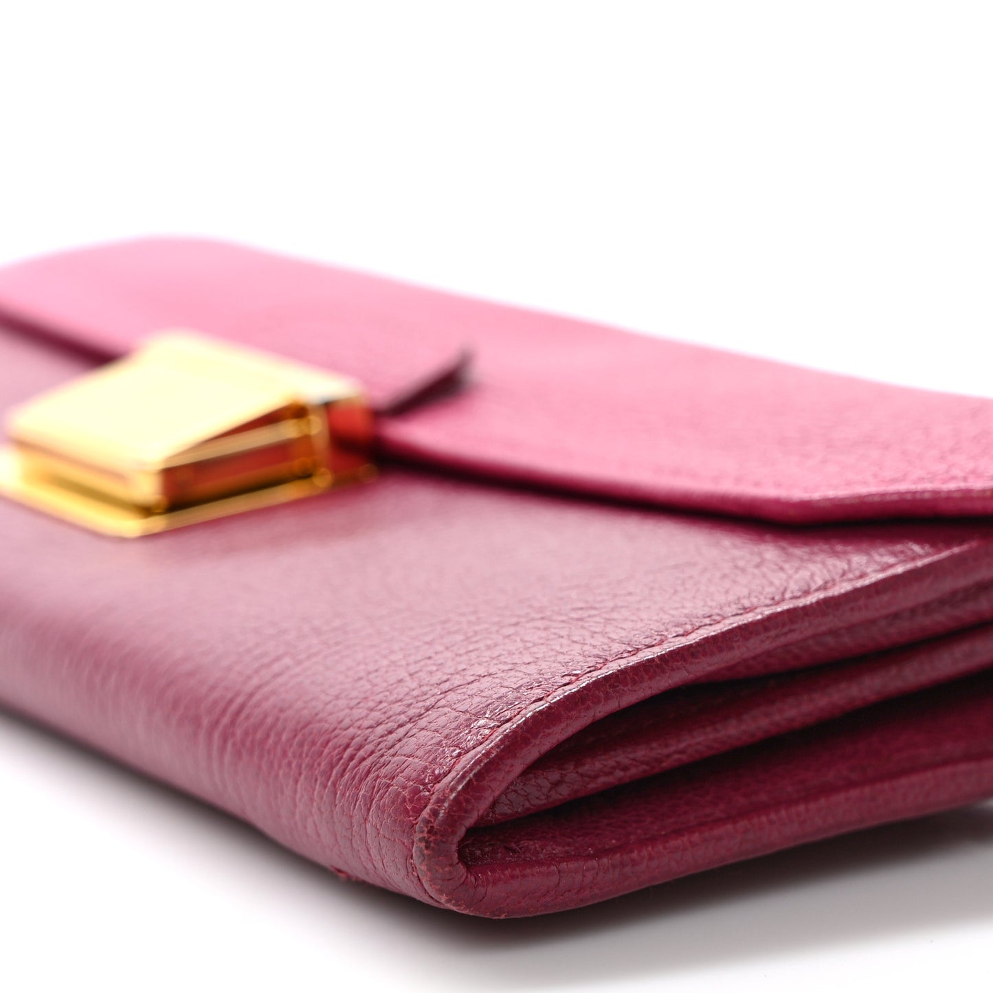 Goatskin Madras Wallet Peonia Ametista