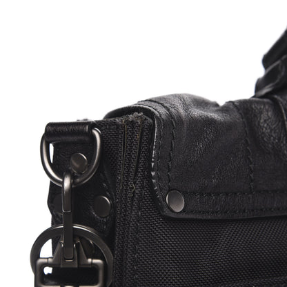 Proenza Schouler Lambskin Nylon Extra Large PS1 Satchel Black 12 of 12