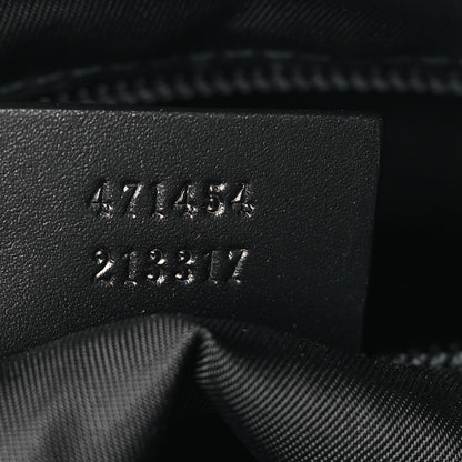 Gucci GG Supreme Monogram Web Messenger Bag Black 7 of 9