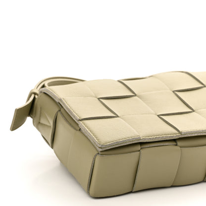 Bottega Veneta Lambskin Maxi Intrecciato Cassette Crossbody Bag Travertine 10 of 13