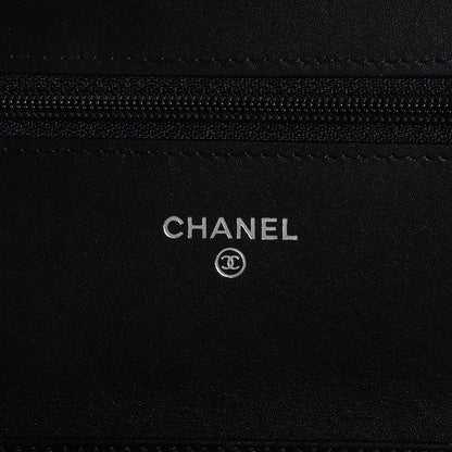 Chanel Calfskin Quilted Cambon Wallet On Chain WOC Black 7 of 9