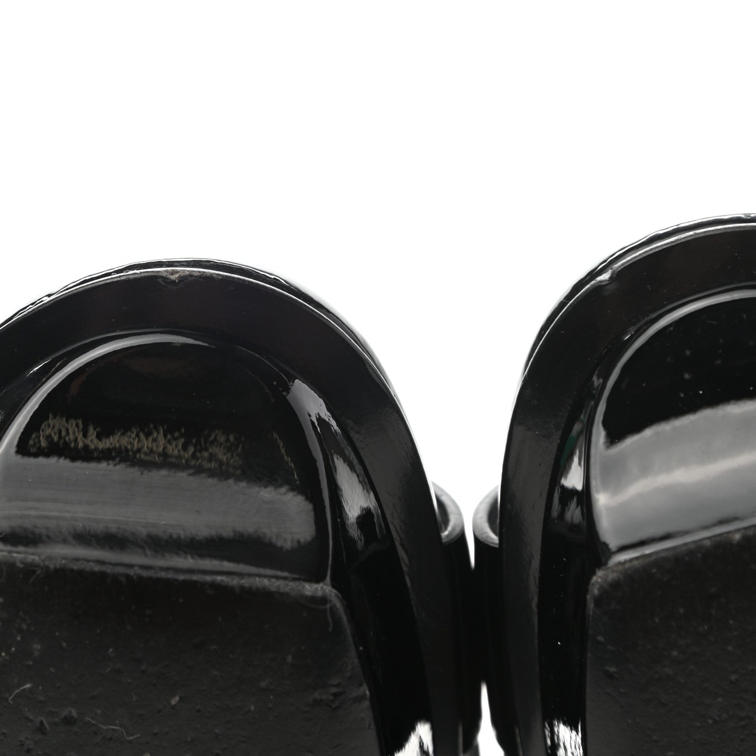 Saint Laurent Patent Tribute 75 Platform Sandals 39.5 Black 9 of 11