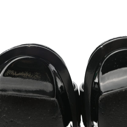 Saint Laurent Patent Tribute 75 Platform Sandals 39.5 Black 9 of 11