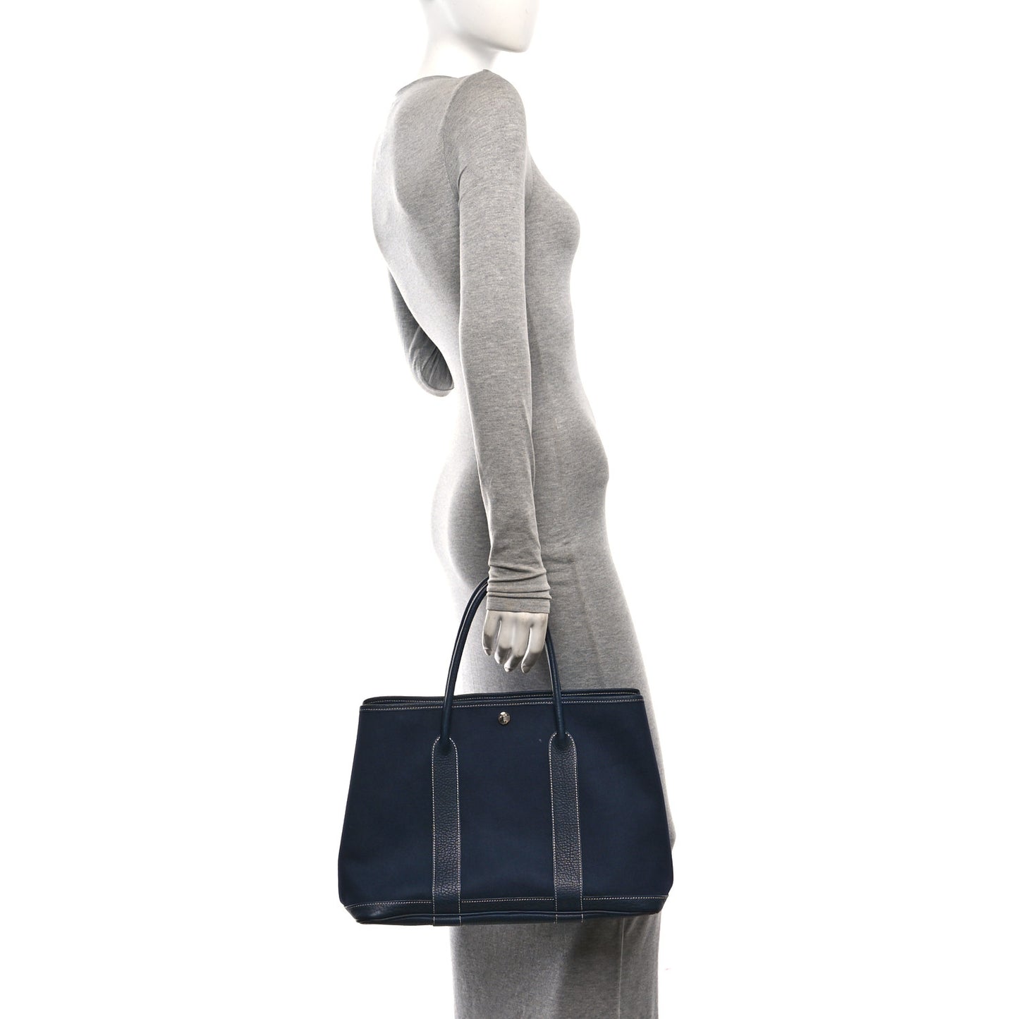 Toile Negonda Garden Party Tote 36 MM Bleu Marine