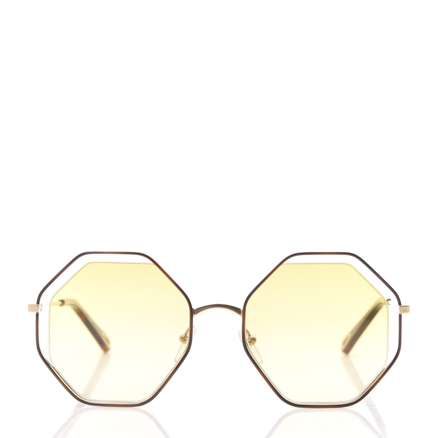 Octagonal Sunglasses CE132S Gold