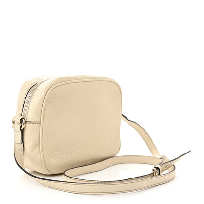Gucci Pebbled Calfskin Small Soho Disco Bag Off White 3 of 12