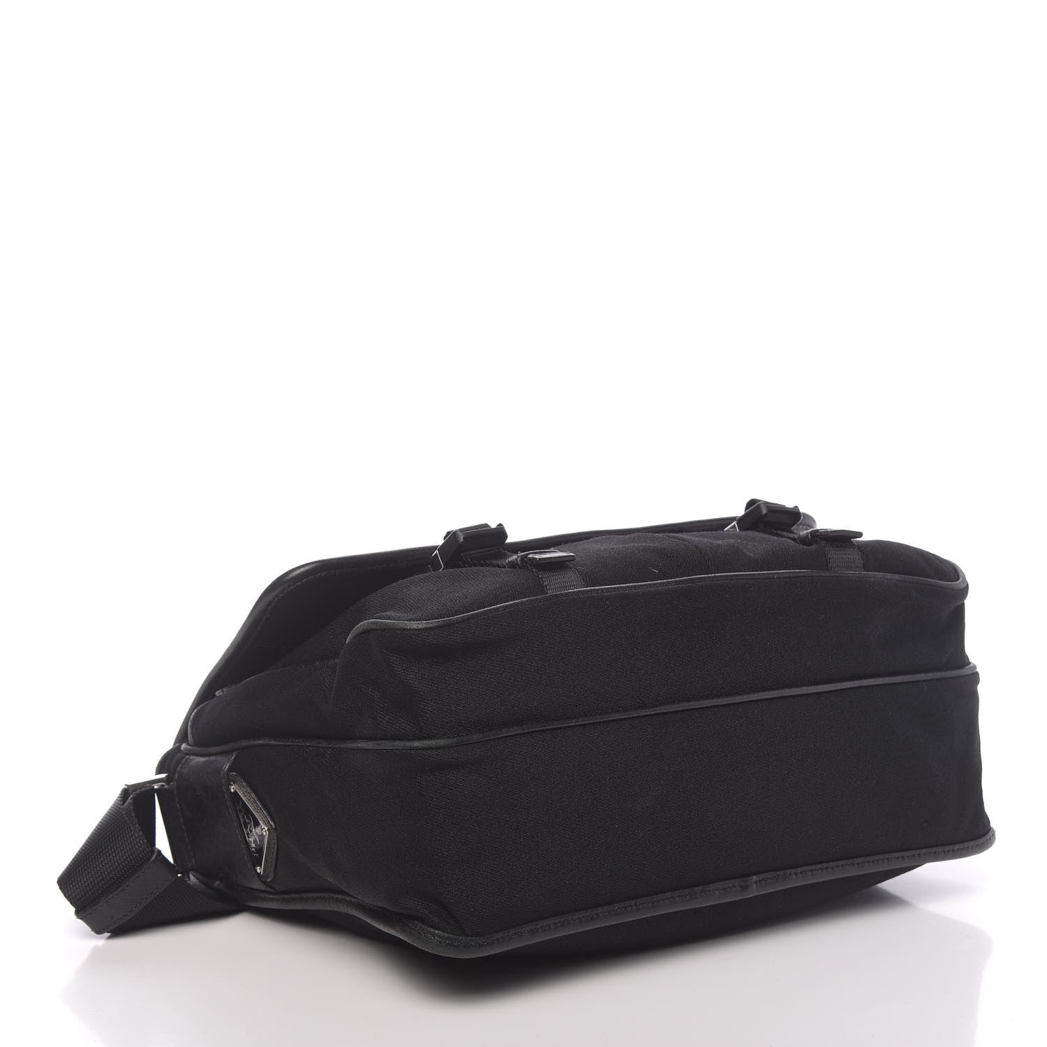 Prada Tessuto Nylon Messenger Bag Black 4 of 13