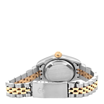 Rolex Stainless Steel 18K Yellow Gold Diamond 26mm Oyster Perpetual Datejust Watch Blue Gradient 79173 3 of 4