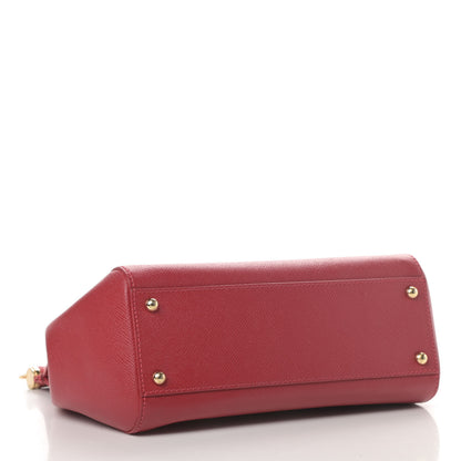 Dolce & Gabbana Dauphine Medium Miss Sicily Satchel Dark Red 5 of 11