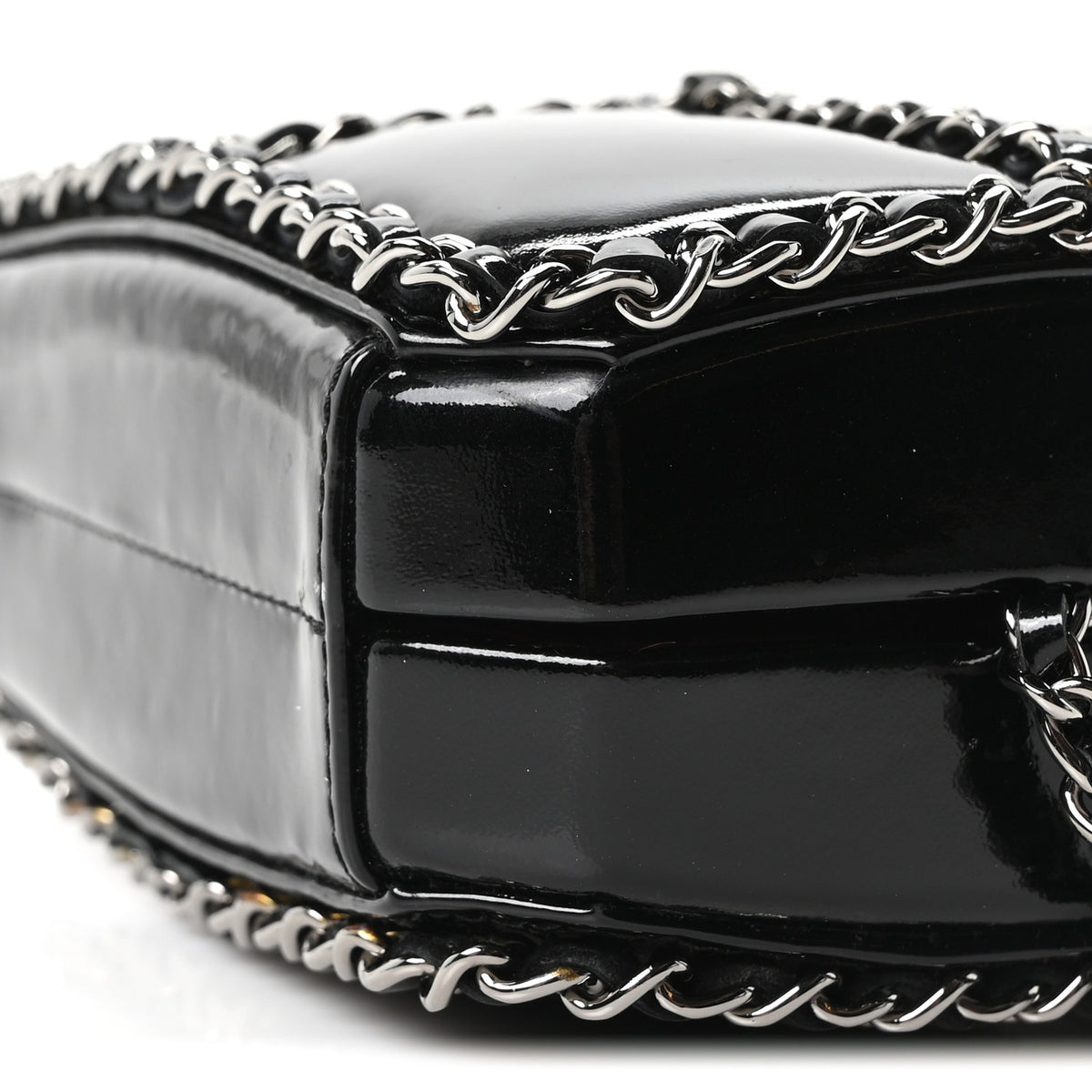 Patent Minaudiere Chain Clutch Black