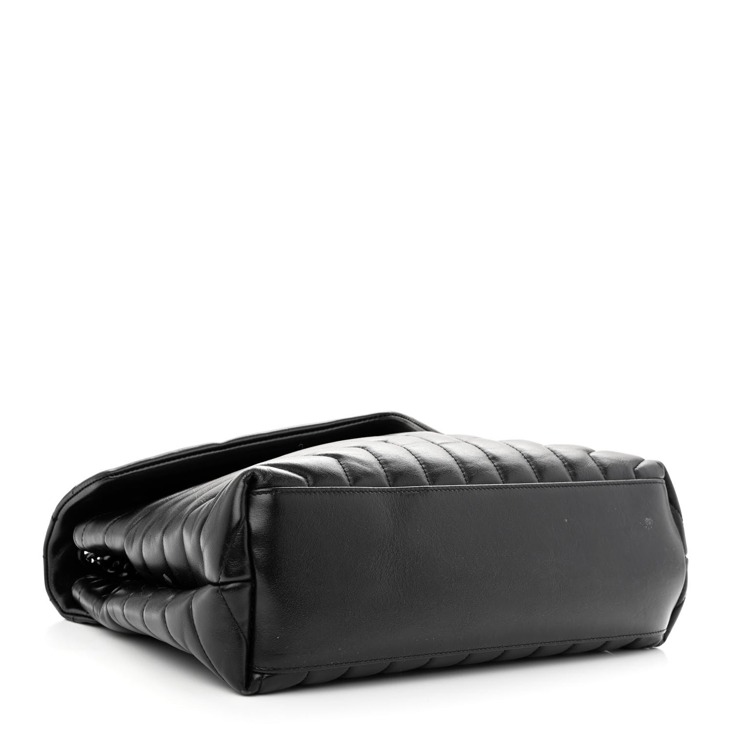 Saint Laurent Calfskin Y Quilted Monogram Medium Loulou Chain Satchel Black 4 of 11