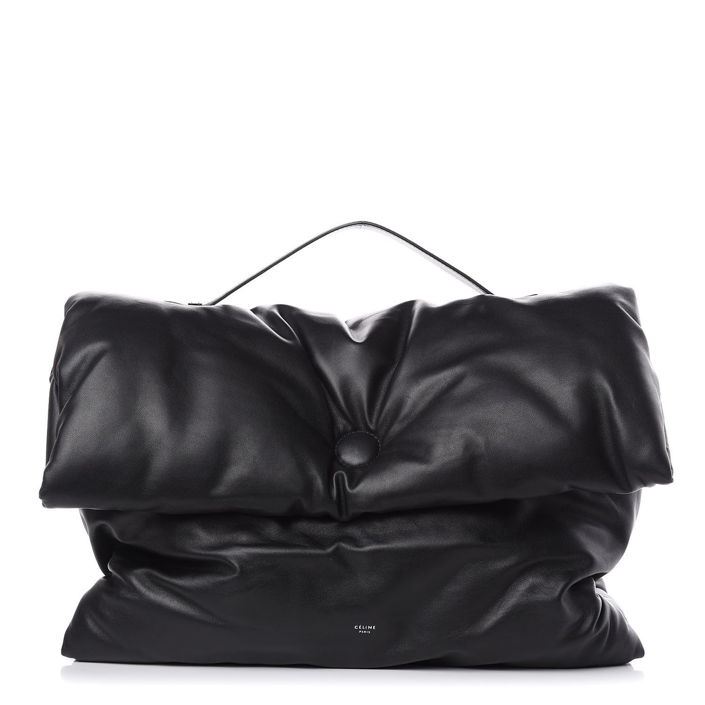 Smooth Lambskin Cartable Pillow Flap Black