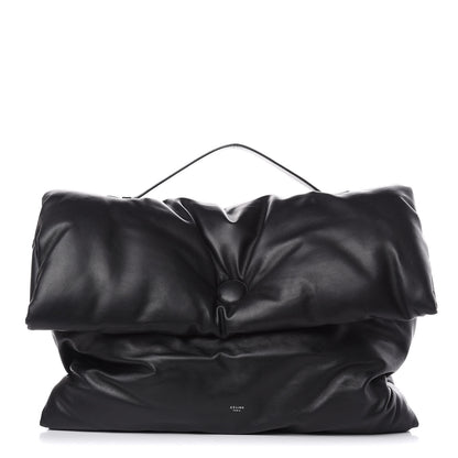 Celine Smooth Lambskin Cartable Pillow Flap Black 1 of 11