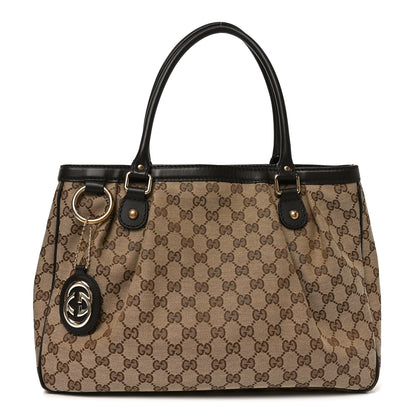 Gucci Monogram Medium Sukey Tote Dark Brown 1 of 11