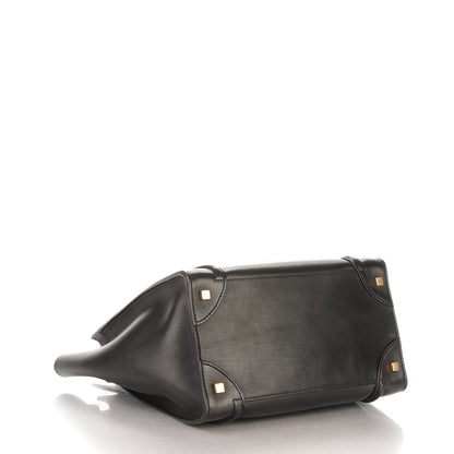 Celine Smooth Calfskin Mini Luggage Black 4 of 8