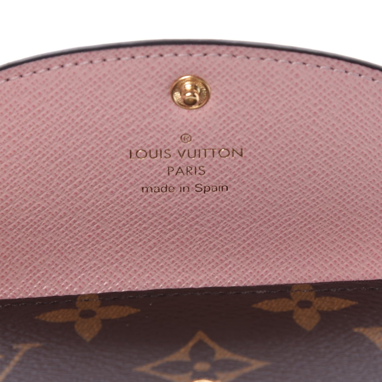 Monogram Rosalie Coin Purse Rose Ballerine