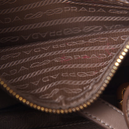 Prada Vitello Daino Zippered Shoulder Bag Cammeo 9 of 14