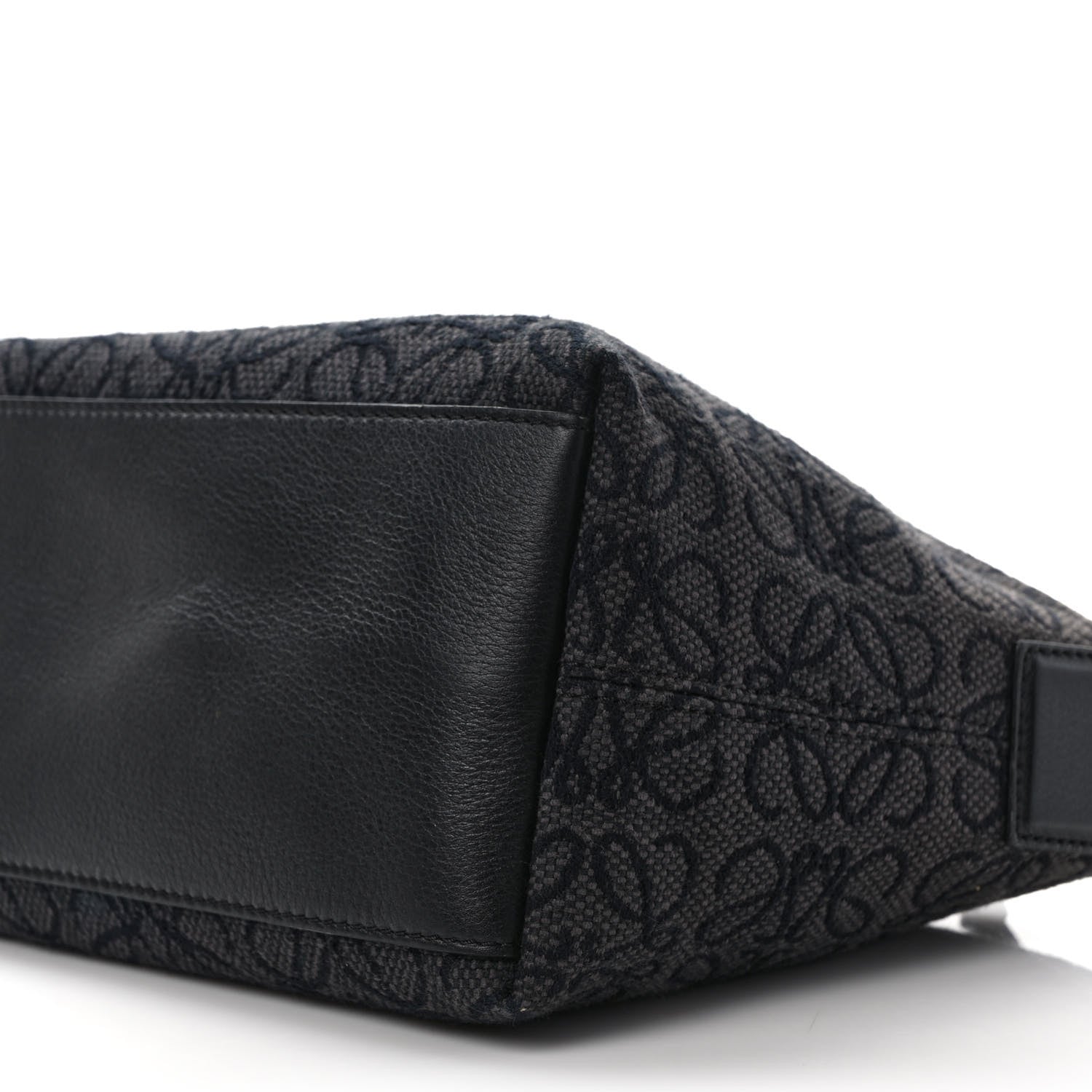 Loewe Jacquard Anagram Calfskin Small Cubi Bag Anthracite Black 8 of 11