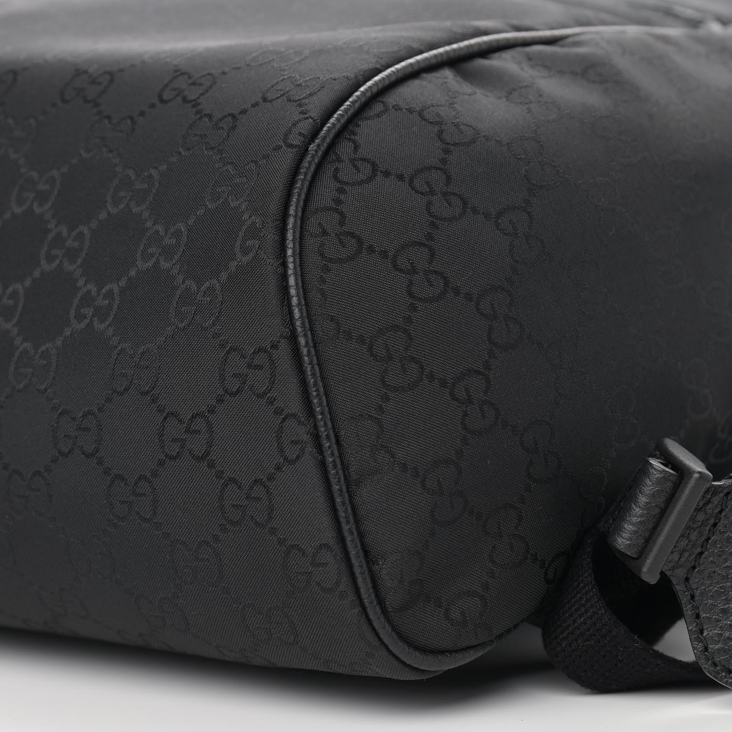 Gucci Nylon Monogram Slim Backpack Black 9 of 9