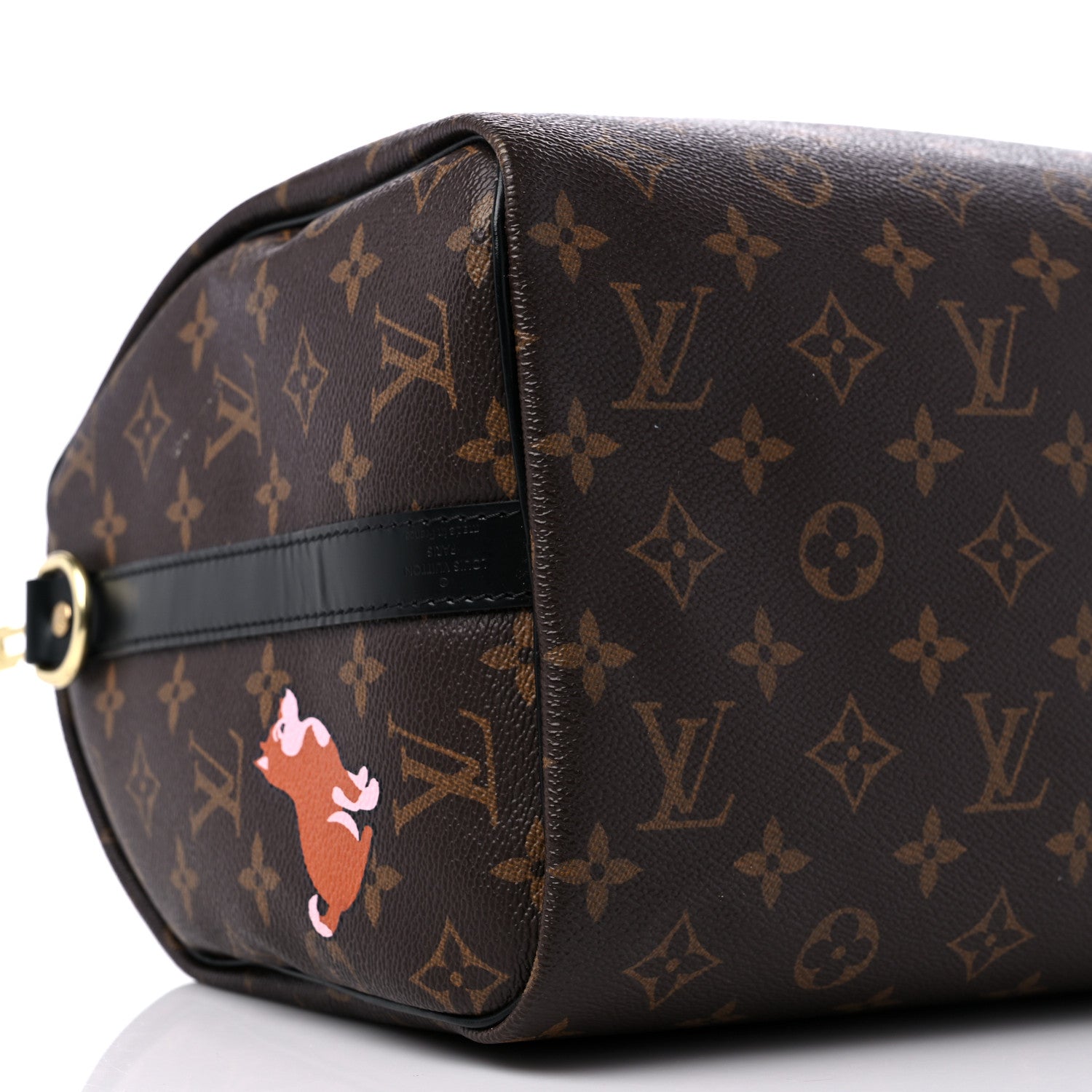 Louis Vuitton Monogram My World Tour Speedy Bandouliere 30 Black 7 of 12
